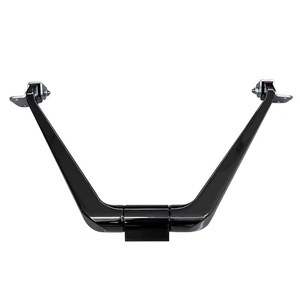 Herraje ajustador de respaldo de sofá en forma de V, acabado negro mate, para bisagras de muebles - Product Image 2
