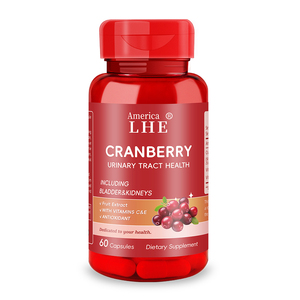 Complément alimentaire à la canneberge, formule personnalisée, pour soutenir le système immunitaire et l'action antioxydante. Capsules à la canneberge à base de plantes pour hommes et femmes. - Product Image 1
