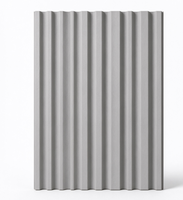 Panneau mural rainuré WPC imitation bois Haosen, vente en gros d'usine, étanche, ignifuge, pour grille intérieure de villa, design graphique TV