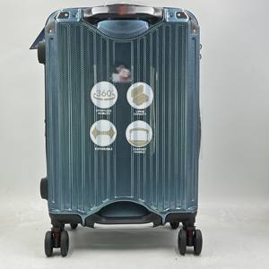 Nouvelle <span class=keywords><strong>Valise</strong></span> Spinner 2026 avec Porte-Gobelet, Serrure TSA, Chariot <span class=keywords><strong>en</strong></span> Aluminium - Grande Capacité 20 Pouces, Légère, Coque Rigide - Product Image 3