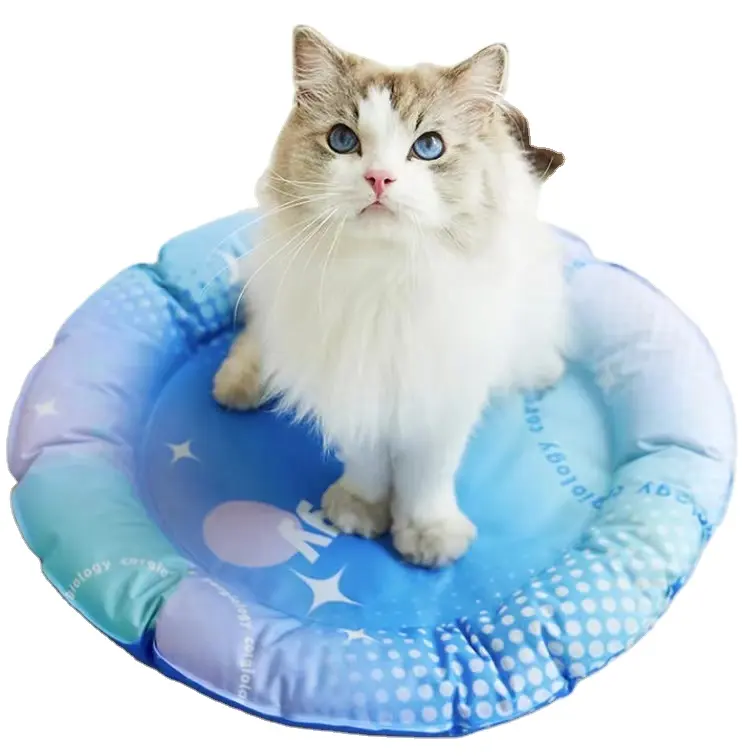 Alfombrilla de refrigeración multifuncional para gatos y perros, esterilla impermeable con disipación de calor, resistente a los arañazos, para cama de mascotas de PVC, transpirable