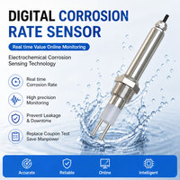 Sonde de mesure de la vitesse de corrosion par refroidissement liquide LPR/EIS en acier inoxydable 316 OEM IP68 Précision 0,0001 Centre de données IA Glycol éthylène