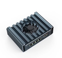 Industrial ventilador de Mini Router i5 1135G7 4x2,5G i225 LAN AES-NI 4 * USB3.0 PfSense Firewall PC aparato
