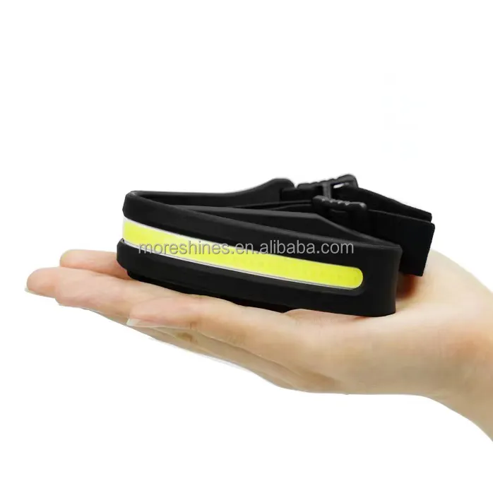 Silicone LED Motion Sensor Cob Headlamp Flashlight USB Rechargeable Waterproof Running Outdoor Camping Headlamp