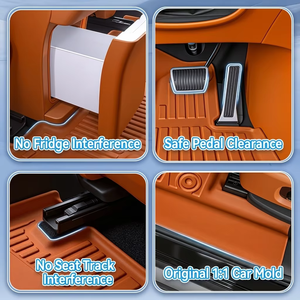 Alfombrillas de Coche 5D de Alta Calidad, Alfombrillas Decorativas de TPE para Jeep Grand Cherokee <span class=keywords><strong>Laredo</strong></span>, Múltiples Colores a Elegir - Product Image 4