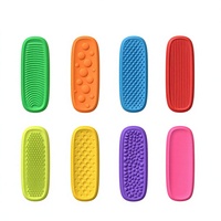 Offre Spéciale : Bandes Sensorielles à Double Face à Ventouse, Jouets Éducatifs en Silicone Colorés pour Enfants, Tout-petits, Autisme, TDAH, Stress