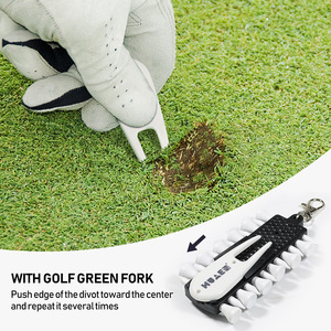 HUAEN <b>Golf</b> Tee Rack With Ball Marker And Divot Tool Multifunctional Accessory For Golfers - Product Image 4