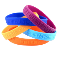 HAPPY GIFT Personal isierte Geschenke benutzer definierte Gummi Silikon Armband Armband geprägt Logo Sport Event Armband Armband