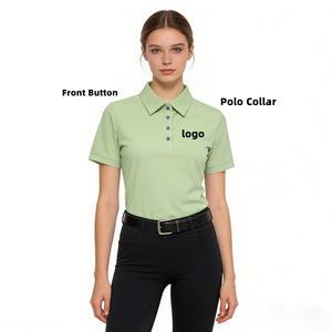 Camisa ecuestre única ARLAN para mujer, polo ecuestre de manga corta, ropa ecuestre - Product Image 1