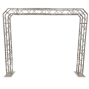 Kit d'arche carrée en aluminium KKMARK de 6,56 pieds, poteau de <span class=keywords><strong>but</strong></span>, boîte aux lettres, support de télévision, support de lumière DJ, support de haut-parleur, système de treillis d'éclairage - Product Image 1