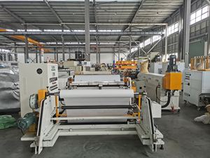 <span class=keywords><strong>EVA</strong></span> Hotmelt-Klebe beschichtung maschine für Schuh material Vlies Ping Pong Sheet Hot Melt Toe Puff Coater mit Extruder - Product Image 3