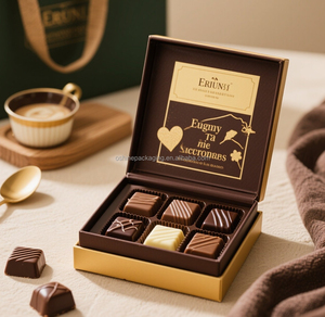Boîte en papier pour chocolats de luxe sur mesure |   Boîte d'emballage rigide pour cadeaux en gros - Product Image 2