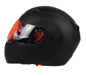 DOT flip up motorcycle helmet WLT-118 with double visors for adult cascos de moto