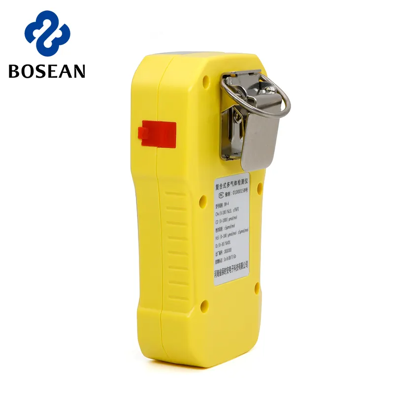 BH4A Multi 4 Gas detektor tragbar China co h2s EX o2 Multi Gas detektor unterstützt externe Probenahme pumpe