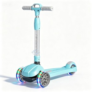 Patinete Infantil de Lujo con Plataforma Antideslizante y Ruedas con Luces Brillantes para Niños de 3 a 12 Años - Product Image 1