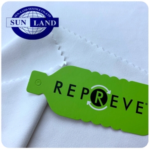 87% rPet <span class=keywords><strong>Polyester</strong></span> 13% Spandex Áo duy nhất sinh thái repreve tái chế vải Yoga mặc - Product Image 6