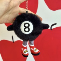 Vente chaude en peluche jouet mignon basket-ball Football volley-ball Badminton Rugby volley-ball Baseball pendentif en peluche porte-clés