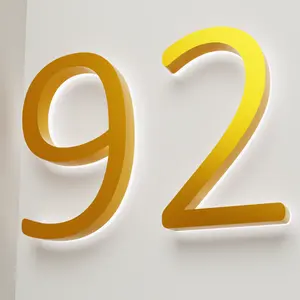 Trending Products Backlit Hotel Room Number Signs Outside Address Numbers For Houses