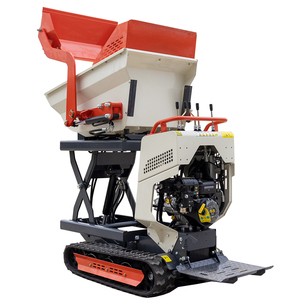 Mini-dumper 500 kg 970 mm, mini-dumper sur chenilles, rotation de 90°, peut être levé - Product Image 4