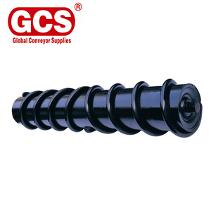<strong>Material</strong> <strong>Handling</strong> <strong>Conveyor</strong> Roller Manufacturers Comb Type <strong>Spiral</strong> Roller Rubber Coated Self Cleaning Roller Idler - Product Image 2