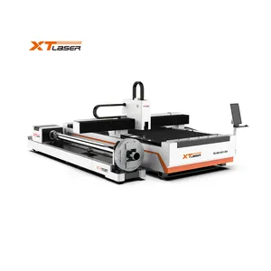 XTLASER Fiber Laser Cutting 3015 Open Platform Metal Sheet And Pipe Tube Laser Cutter 2kw 3kw Fiber Laser Cutting Machine