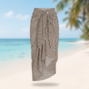 Sarong long imprimé pour femme - Utilisation polyvalente toutes saisons - Product Image 3