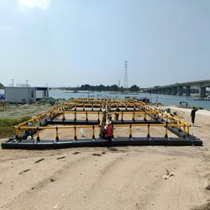 กรงเลี้ยงปลา HDPE ป้องกันคลื่น รูปทรงสี่เหลี่ยม ขนาด 4ม.x4ม. พร้อมอุปกรณ์เสริมครบชุด ระดับ 12 - Product Image 1