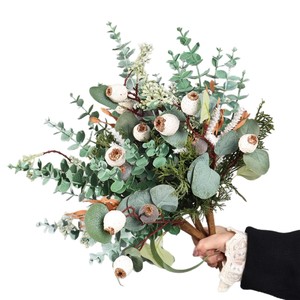 Ramo de Eucalipto Artificial Meng Jie de 30cm-100cm, Decoración para el Hogar, Arreglo para Jarrones - Product Image 5