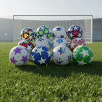 Ballon de football professionnel en PVC, écologique, léger (0,4-0,45 kg), cousu à la machine, pour entraînement extérieur et sports d'équipe