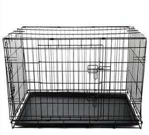 2022 Wholesale Newly Design Multiple Colour Pet Cage Outdoor Indoor Furniture Pet Stackable Large Dog Cages Crates