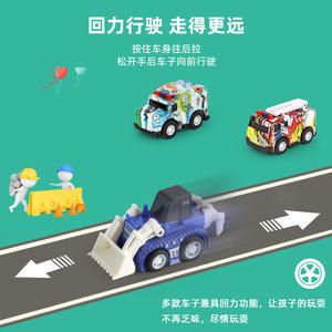 बच्चों का खिलौना मिश्र धातु पशु कार 360 रोटेटिंग फेरिस व्हील प्रदर्शनी स्टैंड बच्चों के लिए प्यारा क्रिएटिव डायकास्ट मिनी कार सेट खिलौना - Product Image 3