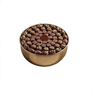 Bol à chocolats en métal au design classique, forme personnalisée, grande taille, pour servir des dattes, à prix avantageux - Product Image 1