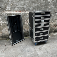 Tkmark — boîte de rangement pour outils mobiles, caisse utilitaire de Production à 7 tiroirs avec couvercle debout et tiroirs de Table latérale, pour station de travail dj