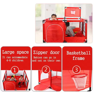 Parc <span class=keywords><strong>pour</strong></span> bébé, clôture <span class=keywords><strong>de</strong></span> sécurité <span class=keywords><strong>pour</strong></span> enfants en bas âge, parc <span class=keywords><strong>de</strong></span> jeu intérieur/extérieur, piscine à balles océaniques, barrière <span class=keywords><strong>de</strong></span> sécurité - Product Image 6