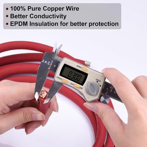 Cabo de Cobre Trançado <span class=keywords><strong>2</strong></span> AWG 600V para Soldagem, Bateria, Energia Solar e Fio Elétrico DC para Automotivo/Solar/Gerador - Product Image 3