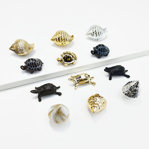 <span class=keywords><strong>Tortue</strong></span> en plastique contemporaine poignée de dessin animé armoire armoire poignée de porte chambre d'enfants tiroir conque champignon poignée accessoires - Product Image 1