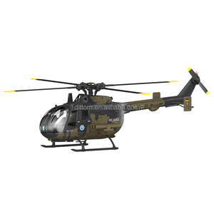 Hélicoptère RC C180 <span class=keywords><strong>BO105</strong></span> 2.4G 6CH Brushless à pales simples et sans flybar, modèle d'avion 3D6G avec gyroscope, FlowHold et LiDAR TOF - Product Image 2