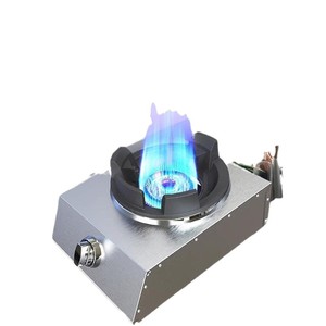 Cuisinière à gaz en acier inoxydable de haute qualité à 2 brûleurs pour la cuisine à domicile, ustensiles de cuisine pour une utilisation en extérieur, en camping-car, USB/batterie/énergie solaire électrique - Product Image 3