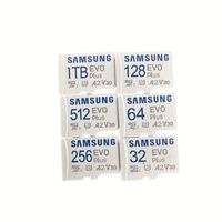 Carte mémoire TF SD originale Samsung EVO Plus 100% authentique 64 Go 128 Go 256 Go 512 Go U3 V30 4K avec adaptateur