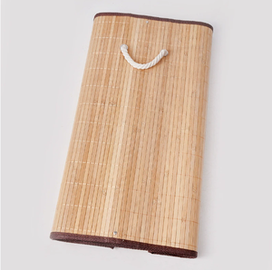 Cesto de <span class=keywords><strong>Ropa</strong></span> <span class=keywords><strong>Sucia</strong></span> Tejido de Bambú, Cesta de Almacenamiento Plegable para Dormitorio, Cesta de Juguetes para Niños con Tapa, Cesta de Lavandería - Product Image 2