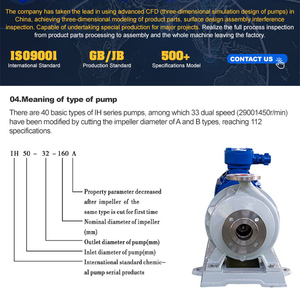 Áp lực cao IH duy nhất giai đoạn Ly Tâm Bơm từ ly tâm máy bơm nước - Product Image 4