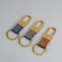 Étui de rangement en cuir pour clés de voiture, porte-monnaie, organisateur de porte-clés, chaîne de collection
