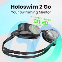 Gafas de Natación Inteligentes Holoswim AR 2 Go / Go+ 2026, Antivaho, con Monitor de Actividad, Resistentes al Agua, Material PET/PC