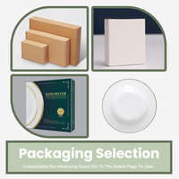 Service d'assiettes en porcelaine fine blanche avec bord doré – Assiettes décoratives modernes pour dîner et soupe