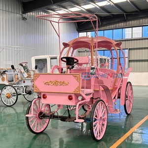 Electric Pumpkin Princess <b>Buggy</b> Wedding Wagon Horse Drawn Cart Cinderella Pumpkin Carriage for Sale - Product Image 3