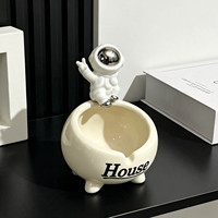Cendrier en céramique créatif pour la maison, style minimaliste, pour salle de bain, salon, chambre, table basse, bureau, ornement de style chinois