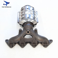 Substrat de catalyseur universel pour Hyundai, Ford, Toyota, noyau en nid d'abeille métallique, Euro 4, 5, 6, compatible OBD, haut débit, TWC