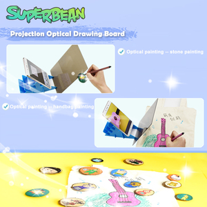 Proiezione Ottico Tavolo <span class=keywords><strong>Da</strong></span> Disegno riflessione a specchio di proiezione di tracciamento bordo piatto <span class=keywords><strong>per</strong></span> i bambini studenti <span class=keywords><strong>adulti</strong></span> schizzo disegnare - Product Image 4