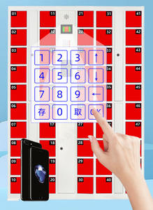 Casier de stockage de charge de <span class=keywords><strong>téléphone</strong></span> portable public électronique en acier personnalisé de plusieurs couleurs - Product Image 4