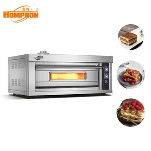 Homphon WFC-102Q 1 Deck 2 Trays Gas Commercial Baking Ovens for Sale Bread Bakery Equipment